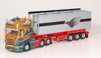 Tekno 9914TS Wilma vd Werken Scania R met kiepoplegger, Ophalen of Verzenden, Nieuw, Bus of Vrachtwagen, Tekno