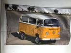 Volkswagen T2 motief / vlekken / 150 x 90 cm, Auto diversen, Ophalen of Verzenden