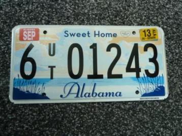 Kentekenplaat licenseplate Alabama 3 USA beschikbaar voor biedingen