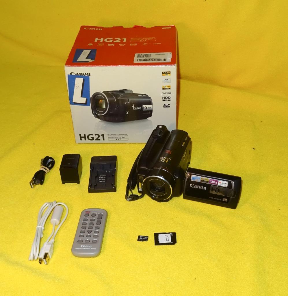 ≥ CANON HG21 E Digitale Full HD met 120GB Opslagcapaciteit