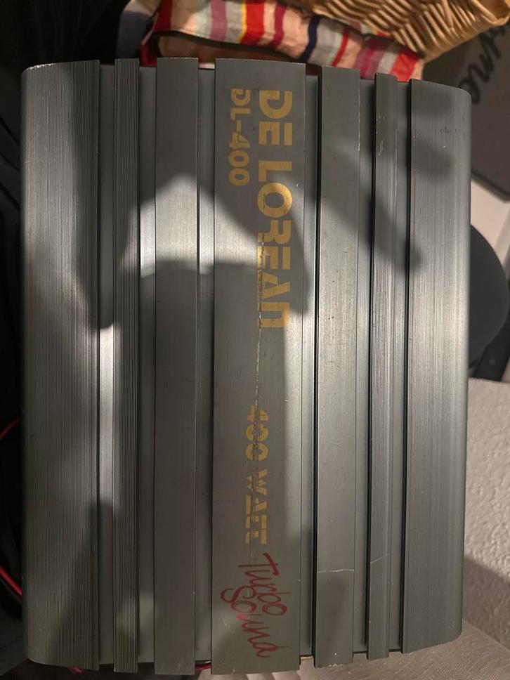 DeLorean DL-400 Auto Audio Versterker - 400 Watt, Auto diversen, Autospeakers, Gebruikt, Ophalen of Verzenden