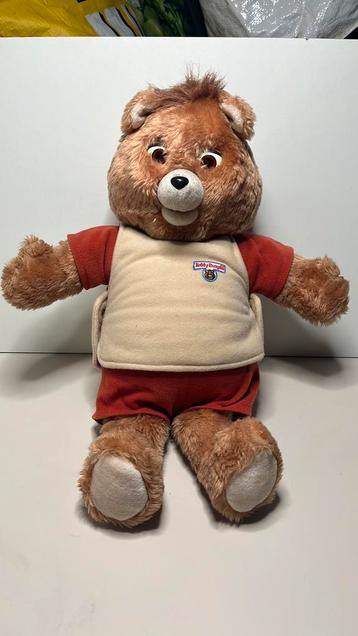 Teddy Ruxpin pratende Beer WOrld oF Wonder 1987 beschikbaar voor biedingen