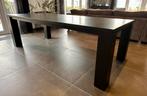 Eettafel rechthoekig donkerbruin/zwart, als nieuw., Ophalen of Verzenden