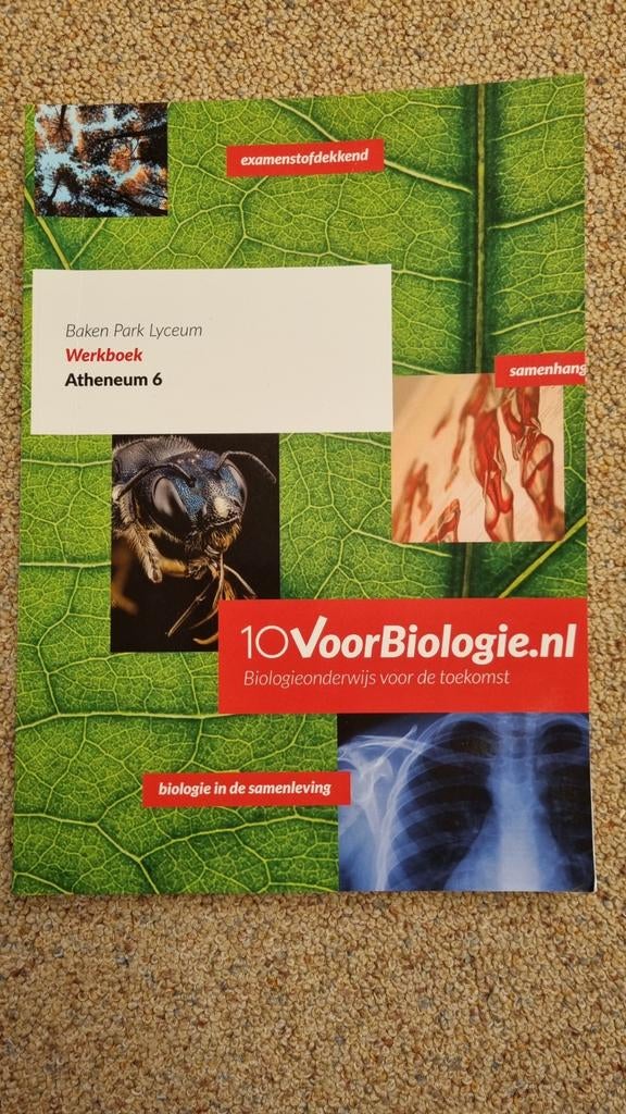 10 voor Biologie boek 6 Atheneum - Nieuw!, Onbekend, VWO, Biologie, Nieuw