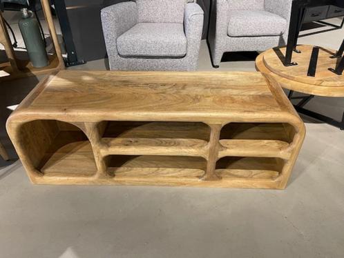 TV-MEUBEL MASSIEF MANGO 100CM BREED  VOORRAD ACTIE, Huis en Inrichting, Kasten | Televisiemeubels, Nieuw, Minder dan 100 cm, 50 tot 100 cm