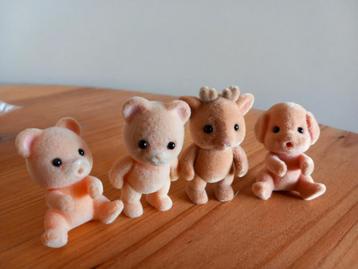 Sylvanian families vier babybeestjes beschikbaar voor biedingen