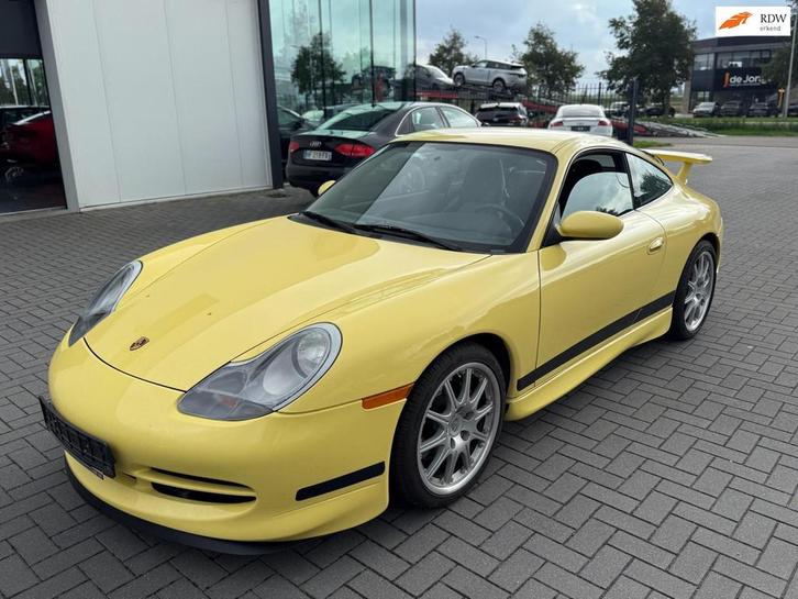 Porsche 911 3.4 Coupé Carrera GT3 Aero 301PK Geel Uniek!, Auto's, Porsche, Bedrijf, Te koop, ABS, Airbags, Airconditioning, Alarm