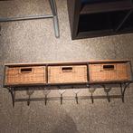 Wandkapstok met manden, Gebruikt, Minder dan 100 cm, Metaal, Ophalen