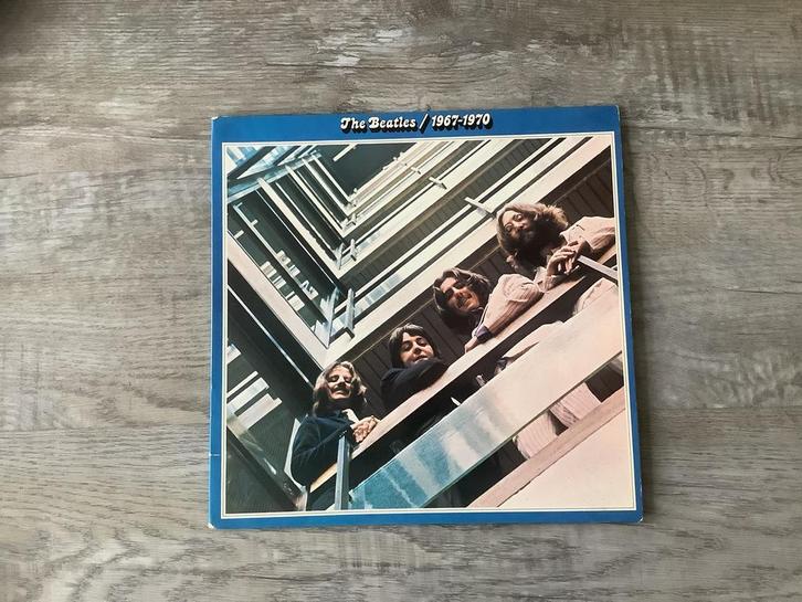 LP The Beatles 1967 - 1970, blauwe album, Cd's en Dvd's, Vinyl | Rock, Gebruikt, Ophalen of Verzenden