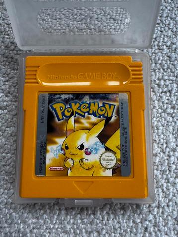 Pokemon Yellow GameBoy beschikbaar voor biedingen