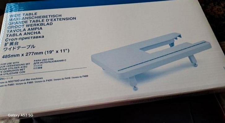 Brother verlengtafel NIEUW, Hobby en Vrije tijd, Naaimachines en Toebehoren, Nieuw, Lockmachine, Brother, Ophalen of Verzenden