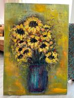 Zonnebloemen, Antiek en Kunst, Ophalen of Verzenden