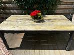 Houten eettafel opknapper, Huis en Inrichting, Tafels | Eettafels, Ophalen, Gebruikt, 50 tot 100 cm, Vijf personen of meer
