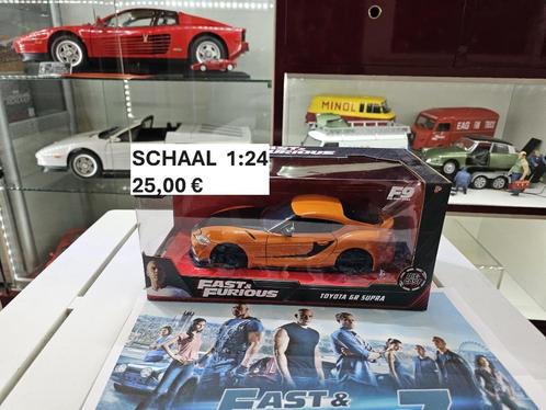 1:24 Jada Fast and the Furious Toyota GR Supra, Hobby en Vrije tijd, Modelauto's | 1:24, Nieuw, Jada, Ophalen of Verzenden