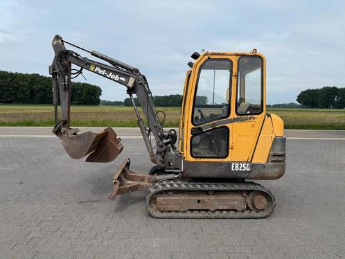 Volvo pel-job EB250 minigraver (bj 1999), Zakelijke goederen, Machines en Bouw | Kranen en Graafmachines, Graafmachine