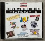 Kurt Weill - Kurt Weill Edition Highlights(cd jazz/klassiek), Ophalen of Verzenden, 1980 tot heden, Zo goed als nieuw, Jazz