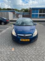 Opel corsa 1.2 Automaat 2007 5 deurs, Auto's, Opel, Stof, Zwart, 4 cilinders, Blauw