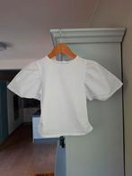 Zara top wit shirt met  leuke grote mouwtjes, Meisje, Ophalen of Verzenden, Zo goed als nieuw, Zara