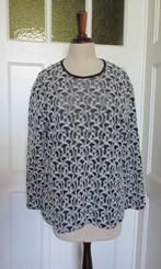 Vintage trui / truitje zwart wit grijs / Moda Vilona maat 44, Kleding | Dames, Ophalen, Zo goed als nieuw, Grijs, Maat 42/44 (L)