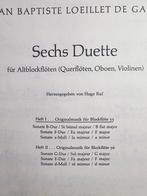 Jean Baptiste Loeillet De Gant 6 duetten voor Altblokfluit., Muziek en Instrumenten, Bladmuziek, Klassiek, Ophalen of Verzenden