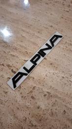Bmw alpina logo mat zwart, Auto diversen, Ophalen of Verzenden