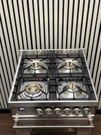 Luxe Boretti RVS 4 pits multifunctioneel 60x60 cm 300 C, Fornello Esperta, Ophalen of Verzenden, Zo goed als nieuw, Energieklasse A of zuiniger