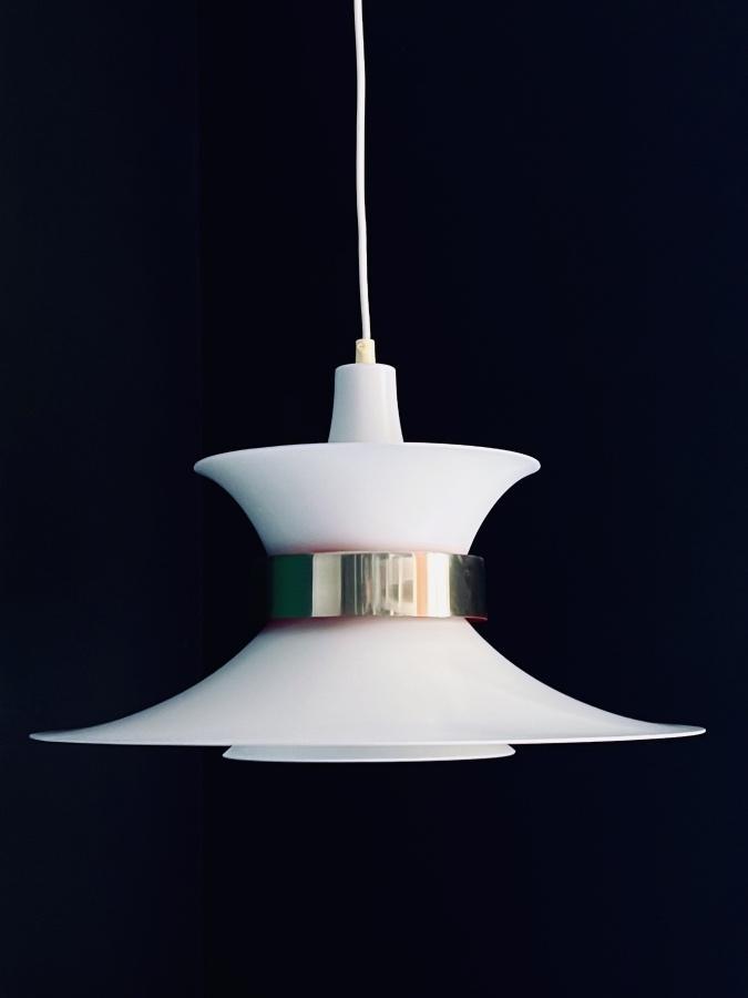 Lyskaer hanglamp ontworpen door Bent Nordsted, Huis en Inrichting, Lampen | Hanglampen, Zo goed als nieuw, Minder dan 50 cm, Metaal