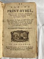 WD-023 Kleine Print-bijbel 1793, incl 150 platen/goede staat, Ophalen of Verzenden