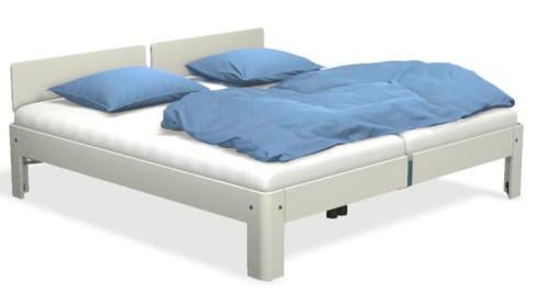 Showroom Auping Auronde 2000 160x200 Deelbaar Verstelbaar, Huis en Inrichting, Slaapkamer | Bedden, Zo goed als nieuw, Tweepersoons
