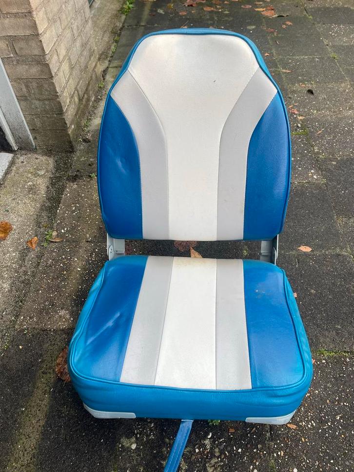 Inklapbare bootstoel met draaivoet, Watersport en Boten, Accessoires en Onderhoud, Gebruikt, Interieur en Kussens, Ophalen of Verzenden