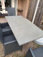 Natuursteen tuintafel, Tuin en Terras, Tuintafels, Ophalen, Zo goed als nieuw, Rechthoekig, Overige materialen