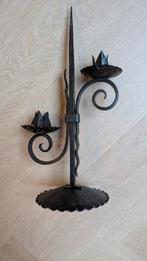 Gietijzeren kandelaar, Antiek en Kunst, Antiek | Kandelaars, Ophalen of Verzenden, Overige materialen