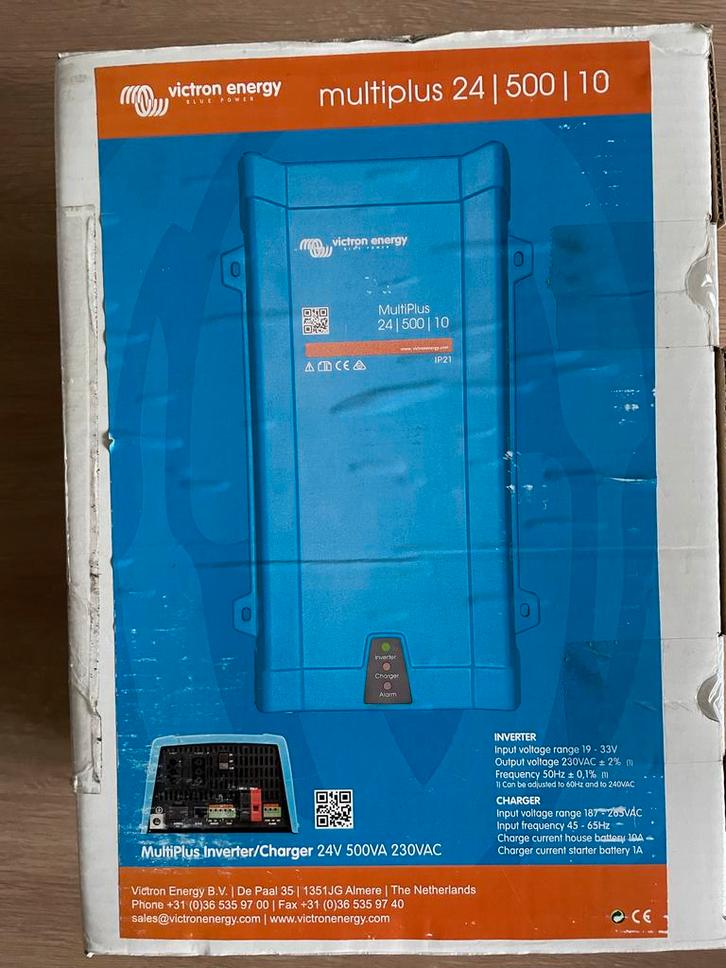 Victron Multiplus 24/500/10 Omvormer Lader, Caravans en Kamperen, Camper-accessoires, Zo goed als nieuw, Ophalen of Verzenden