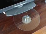 Taartplateau / Draaibaar / Glas en metaal, Ophalen of Verzenden, Zo goed als nieuw