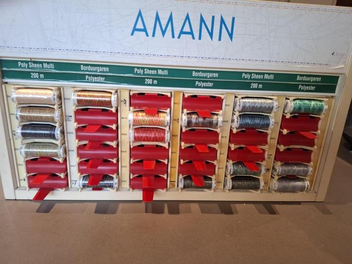 Mettler/Amann Multicolor Borduurgaren 200mtr. plus kast, Hobby en Vrije tijd, Borduren en Borduurmachines, Nieuw, Borduurgaren of Zijde