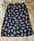 Studio Anneloes XL midi rok donkerblauw met groen en wit, Studio Anneloes, Blauw, Maat 46/48 (XL) of groter, Ophalen of Verzenden