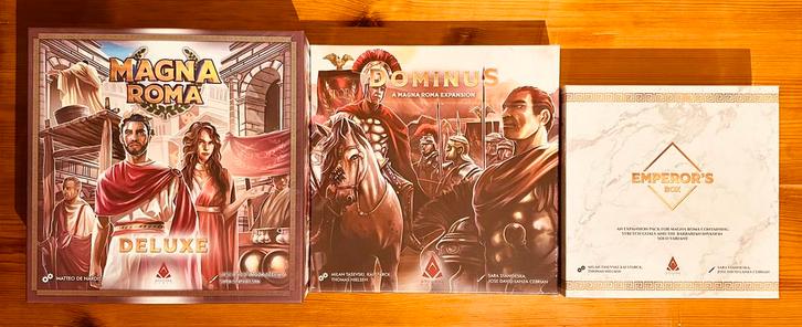 Magna Roma - Deluxe Kickstarter Edition (NEW/Engels), Hobby en Vrije tijd, Gezelschapsspellen | Bordspellen, Nieuw, Een of twee spelers