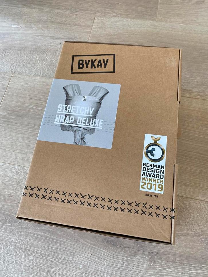 ByKay Stretchy Wrap Deluxe draagdoek M, Kinderen en Baby's, Babydragers en Draagdoeken, Zo goed als nieuw, Draagdoek, Buik, Overige merken