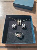 Hele mooie sieraden setje, oorbellen, ketting,hanger en ring, Ophalen of Verzenden, Zo goed als nieuw, Overige typen