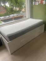1 persoons ikea bed, Huis en Inrichting, Slaapkamer | Bedden, Ophalen, 90 cm, Eenpersoons, Wit