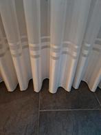 Prachtige witte glas gordijnen, Huis en Inrichting, Ophalen of Verzenden, Zo goed als nieuw, 200 cm of meer