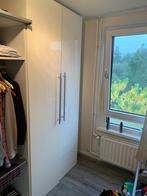 Kledingkast Wit glanzend, Huis en Inrichting, Kasten | Kledingkasten, Ophalen, Gebruikt, 100 tot 150 cm, 200 cm of meer