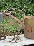 Ijzeren roest zonnewijzer, Tuin en Terras, Zonnewijzers, Ophalen, Gebruikt