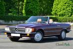 Mercedes-Benz SL-Klasse 560 SL (bj 1987, automaat), Auto's, Oldtimers, Achterwielaandrijving, Beige, Cabriolet, Bedrijf