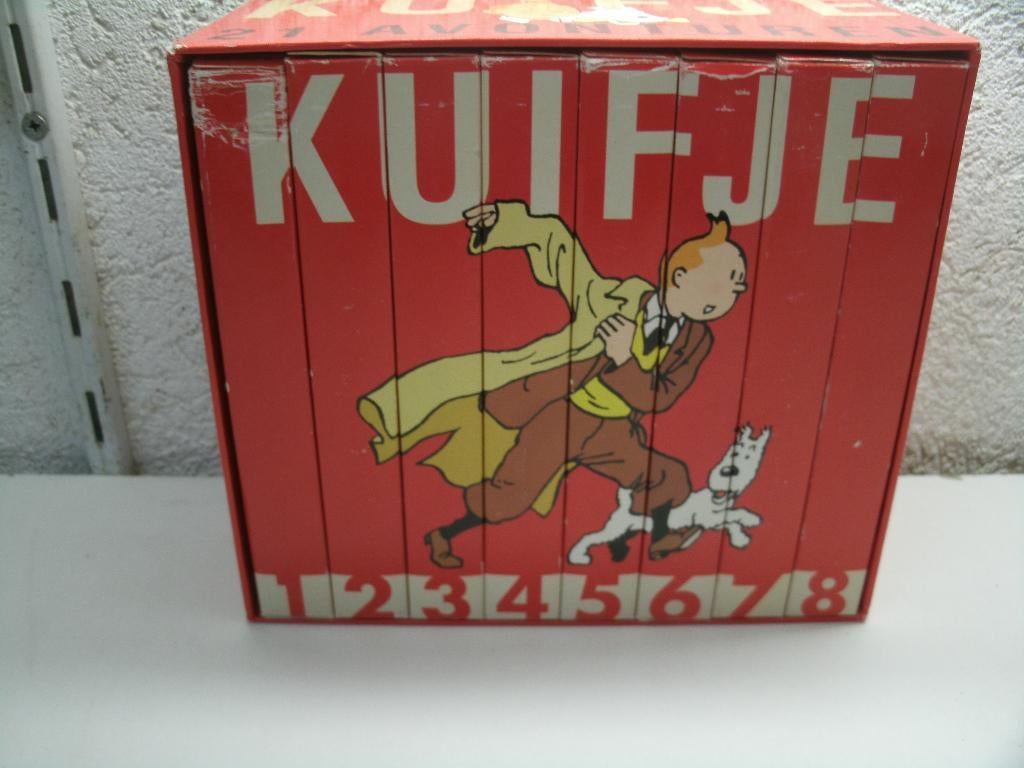 vhs 73a kuifje 8 banden, Alle leeftijden, Ophalen of Verzenden, Gebruikt, Overige typen