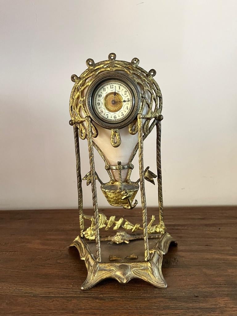 Franse art nouveau / Jugend stil tafelklok, Antiek en Kunst, Antiek | Klokken, Ophalen