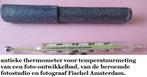 antieke thermometer voor foto baden, foto FISCHEL Amsterdam, Antiek en Kunst, Ophalen of Verzenden
