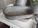 Bakje zink ovaal, *, Minder dan 30 cm, *, Nieuw