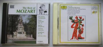 Carmina Burana Carl Orff~The best of Mozart~2x CD Klassiek beschikbaar voor biedingen