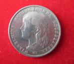 prachtige zilveren gulden 1897, Wilhelmina lang haar,, 1 gulden, Zilver, Ophalen of Verzenden, Koningin Wilhelmina